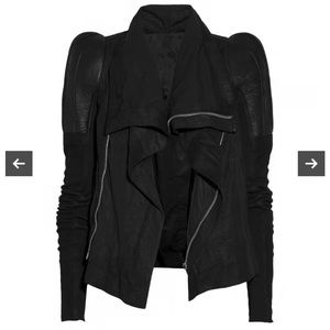 Rick Owens Leather Jacket